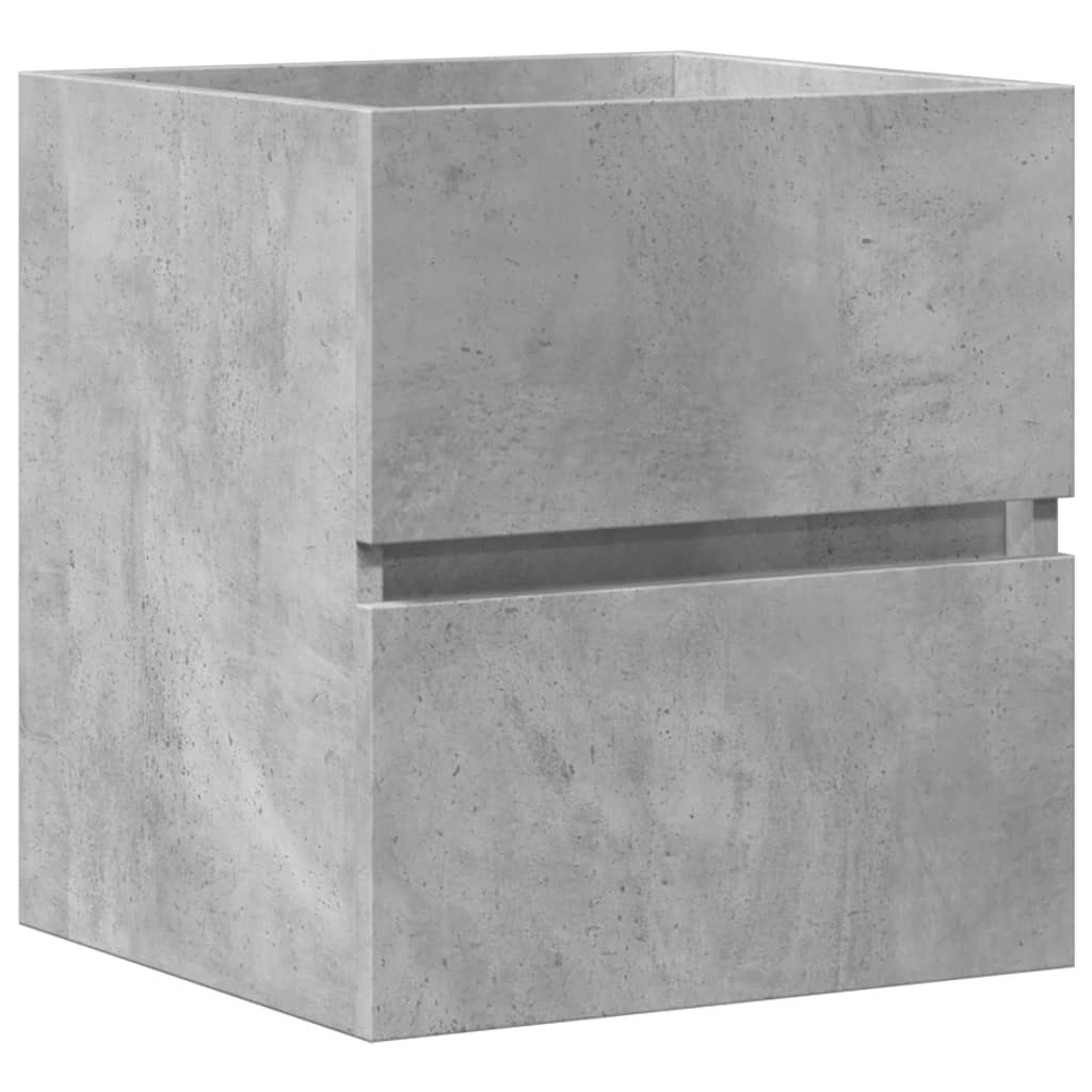 Waschbecken/waschmuschel/waschtischunterschrank Betongrau 41x38,5x45 Cm Holzwerkstoff