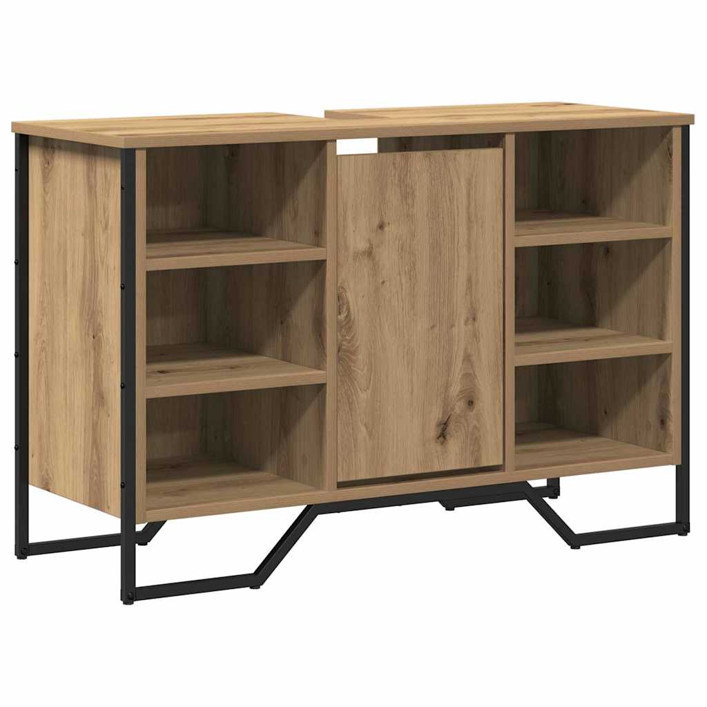 Waschbecken/waschmuschel/waschtischschrank Artisan-eiche 91 X 35 X 60 Cm Holzwerkstoff