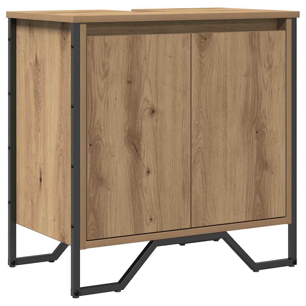 Waschbecken/waschmuschel/waschtischschrank Artisan-eiche 60 X 35 X 60 Cm Holzwerkstoff
