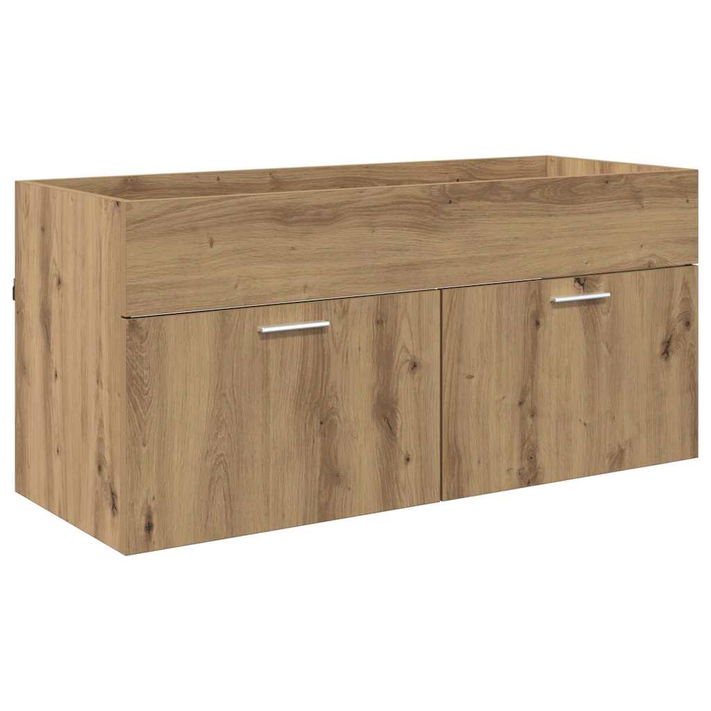 Waschbecken/waschmuschel/waschtischunterschrank Artisan-eiche Holzwerkstoff