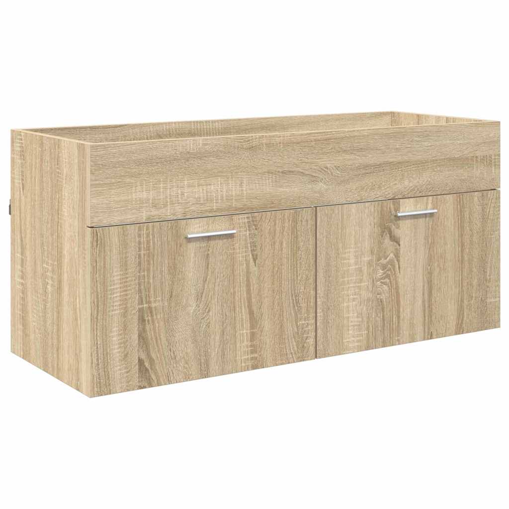 Waschbecken/waschmuschel/waschtischunterschrank Sonoma-eiche Holzwerkstoff
