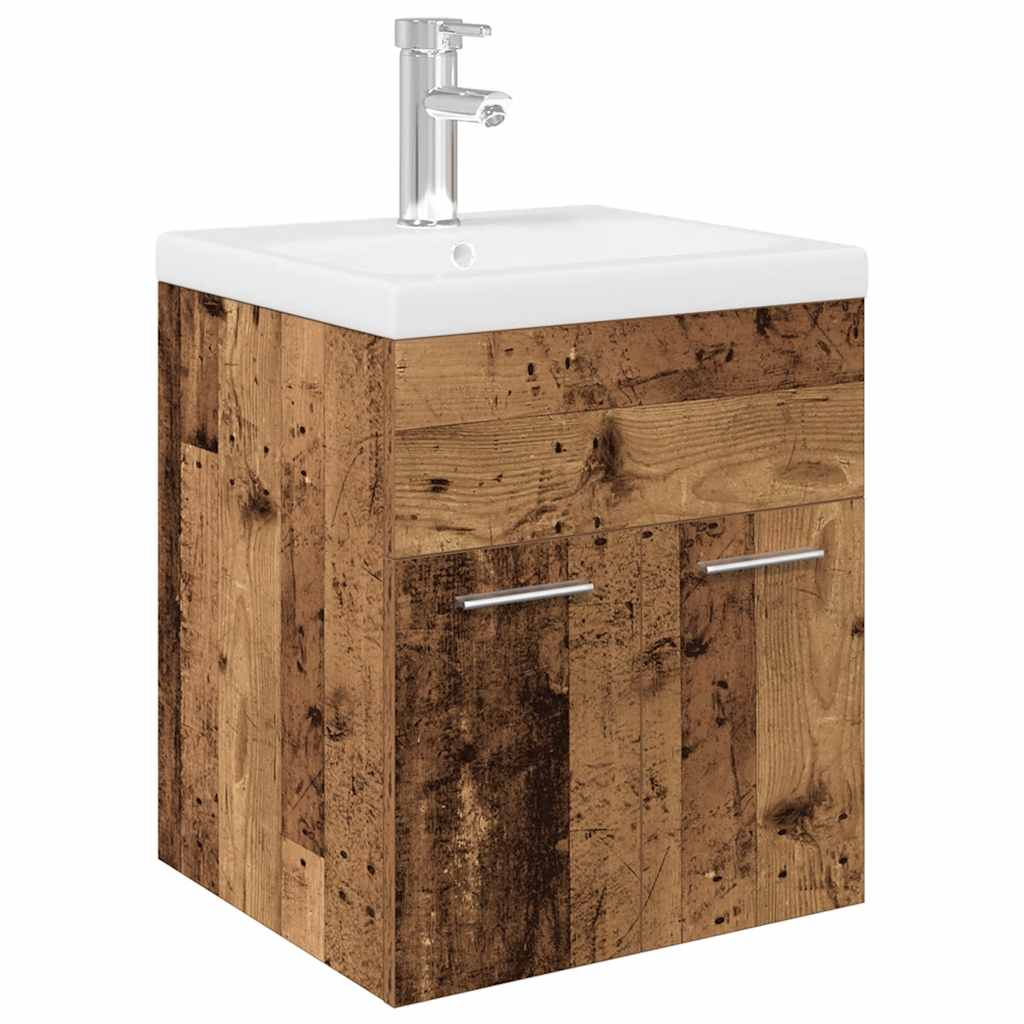 Waschbecken/waschmuschel/waschtischunterschrank Mit Einbaubecken Und Wasserhahn
