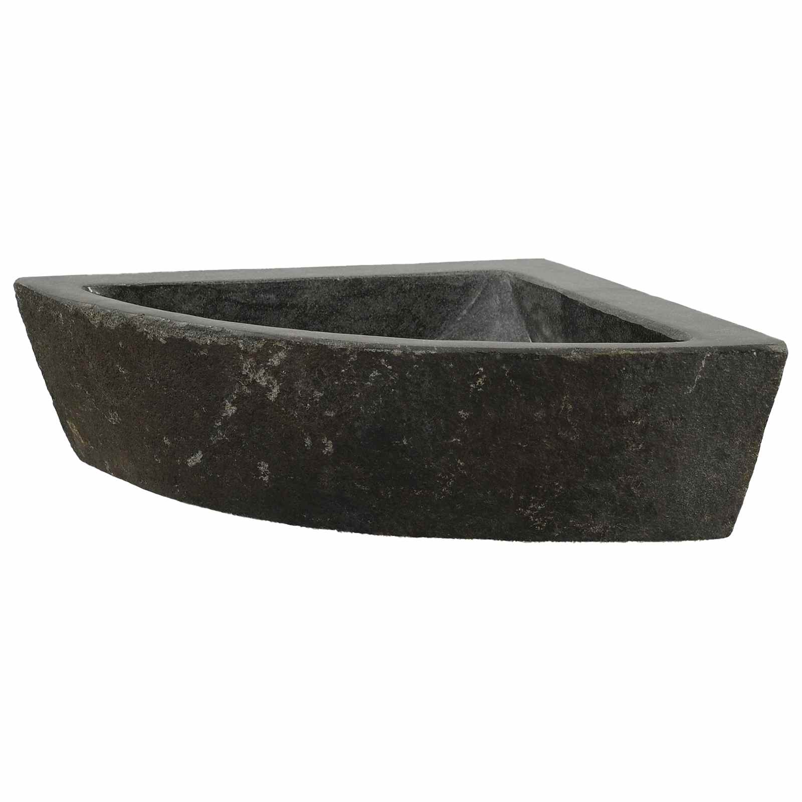 Waschbecken/waschmuschel/waschtisch Grau (38-45) X (38-45) X 12 Cm Flussstein