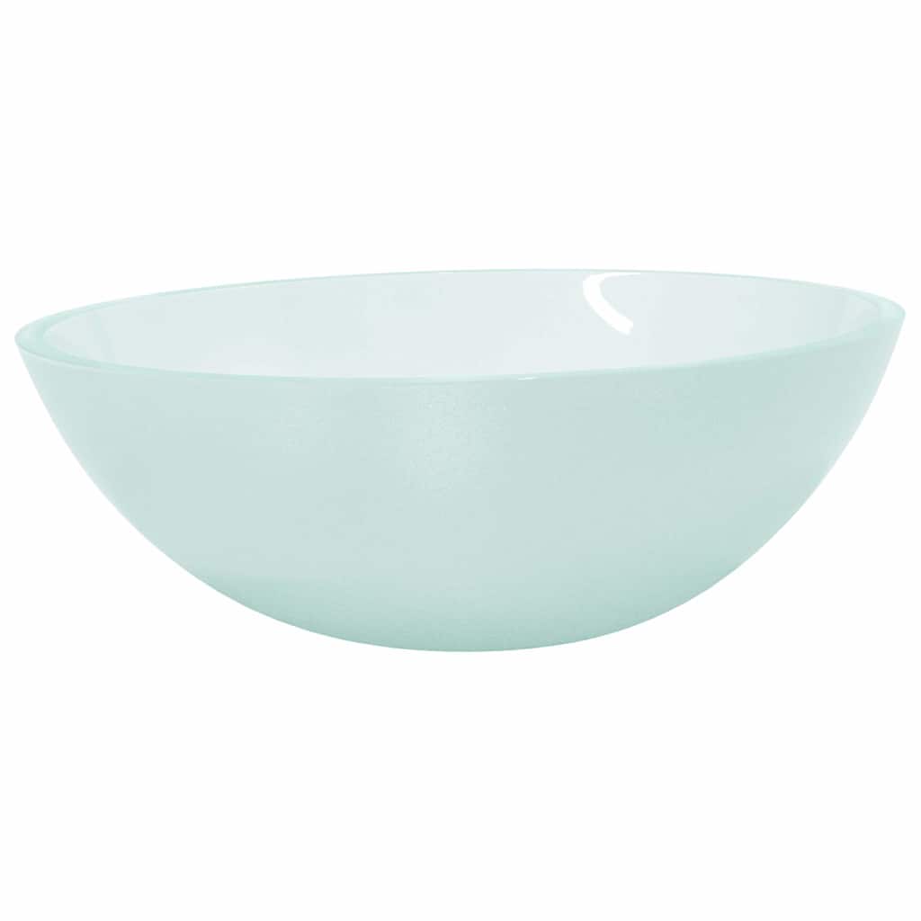 Waschbecken/waschmuschel/waschtisch Glas 50x37x14 Cm Matt