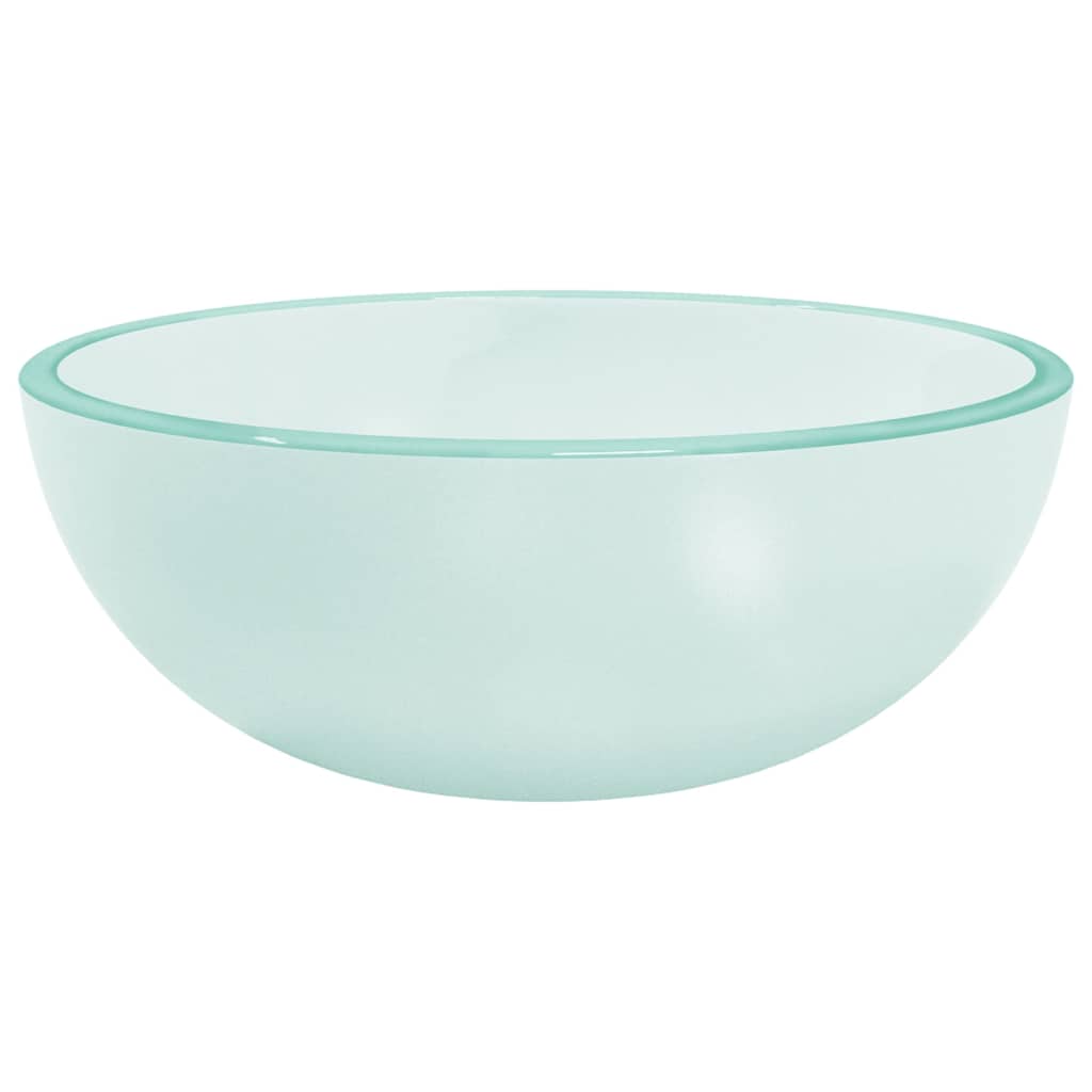 Waschbecken/waschmuschel/waschtisch Hartglas 30x12 Cm Matt