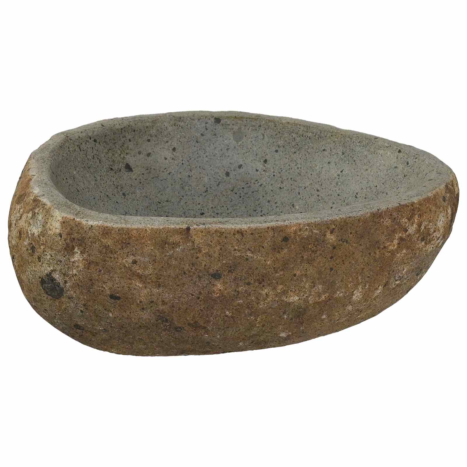 Flusssteinwaschbecken/waschmuschel/waschtisch Hellgrau (30-37) X (25-30) X 12 Cm