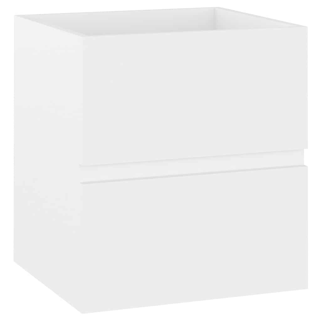 Waschbecken/waschmuschel/waschtischunterschrank Weiß 41x38,5x45 Cm Holzwerkstoff