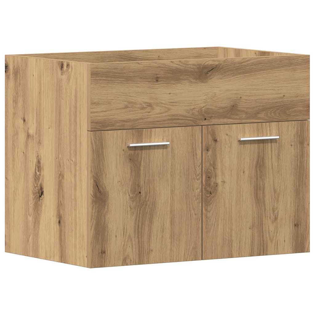 Waschbecken/waschmuschel/waschtischunterschrank Artisan-eiche 60x38,5x46 Cm