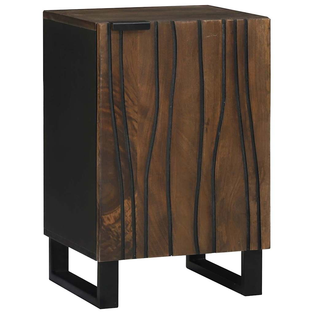 Waschbecken/waschmuschel/waschtischschrank Walnuss 38 X 33,5 X 58 Cm Holzwerkstoff