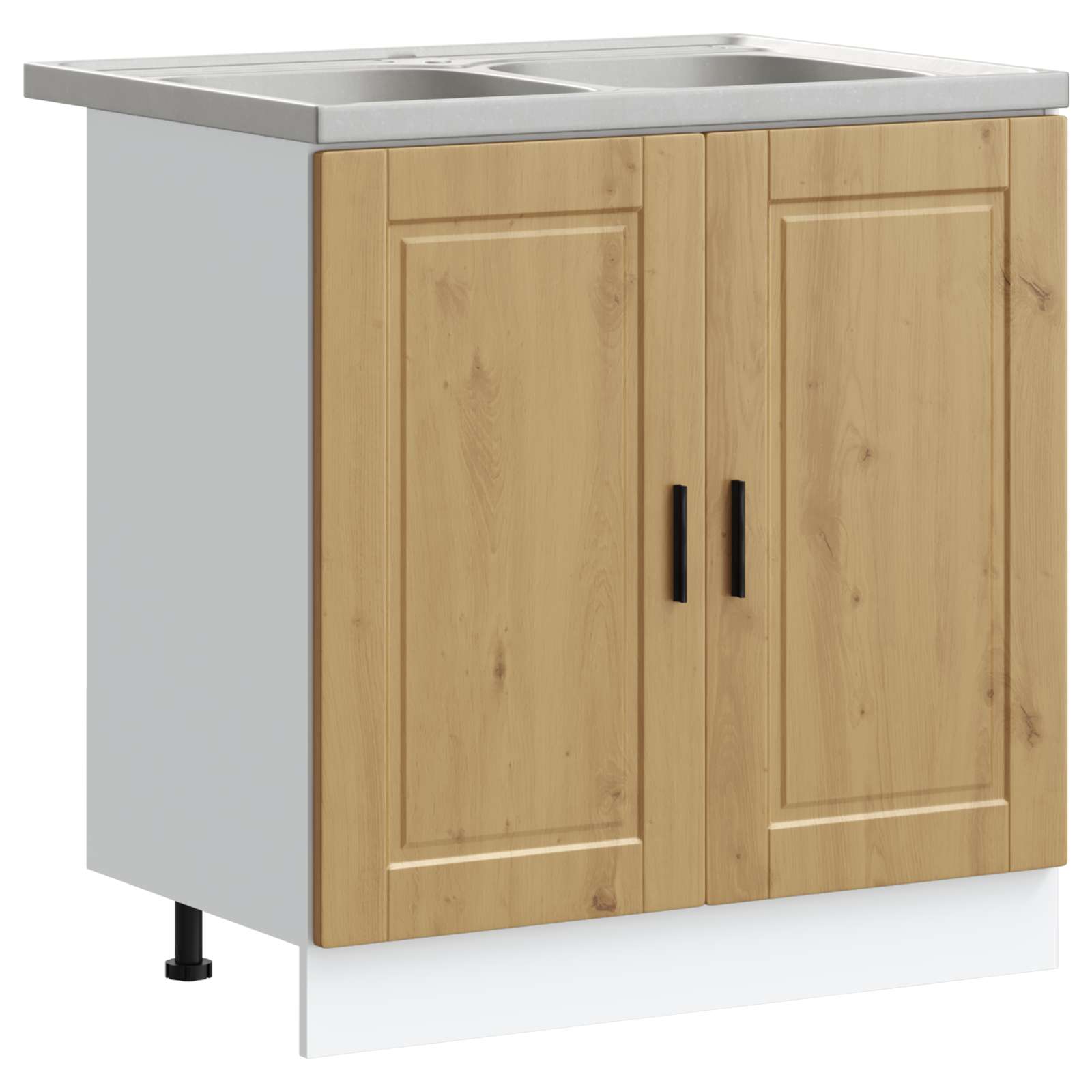 2 Stk.waschbecken/waschmuschel/waschtisch-unterschrank Porto Artisan-eiche