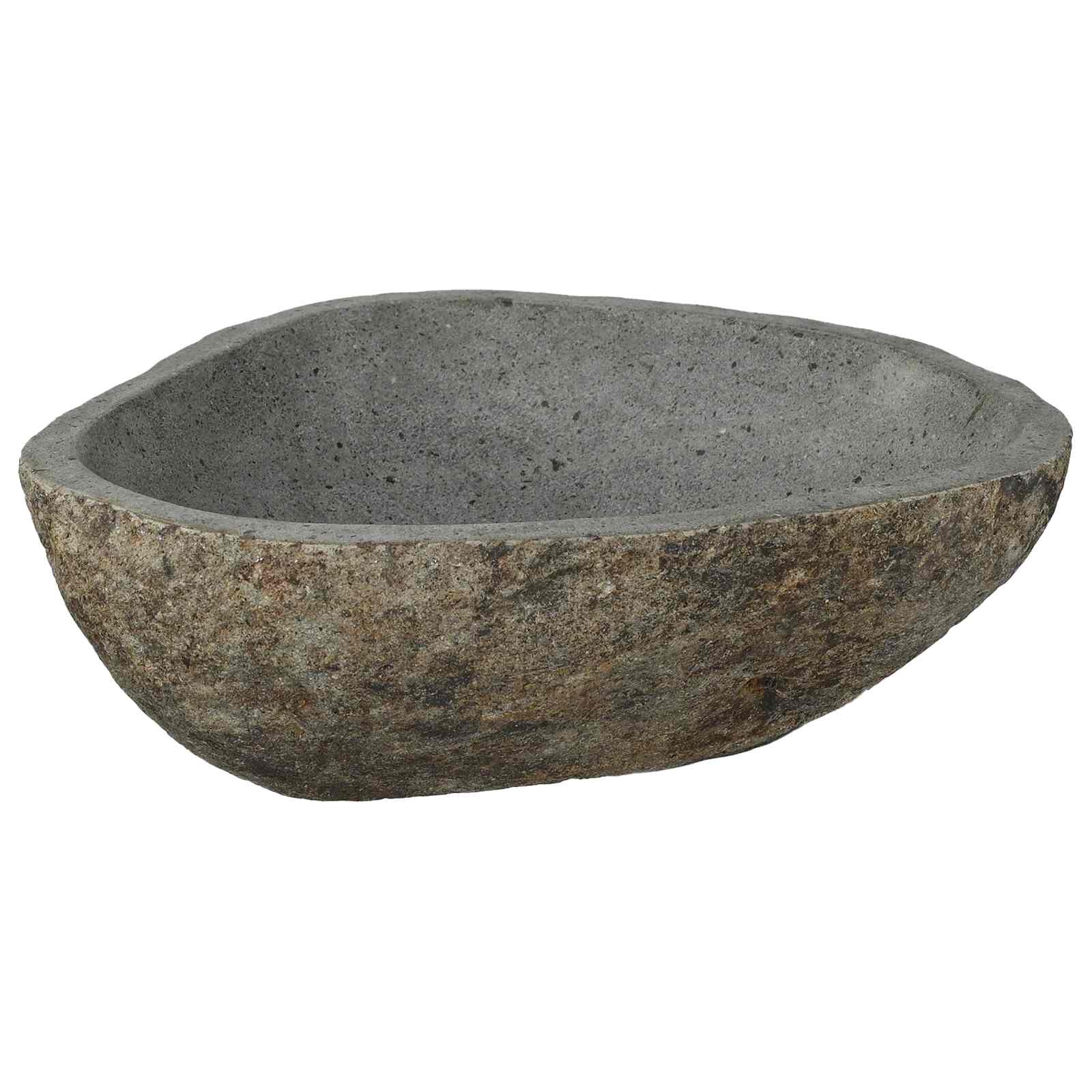 Flusssteinwaschbecken/waschmuschel/waschtisch Hellgrau 52 X 40 X 15 Cm Flussstein