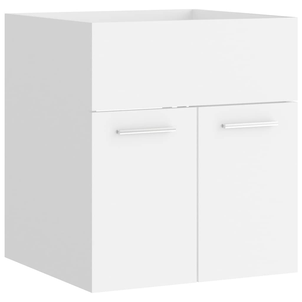 Waschbecken/waschmuschel/waschtischunterschrank Weiß 41x38,5x46 Cm Holzwerkstoff