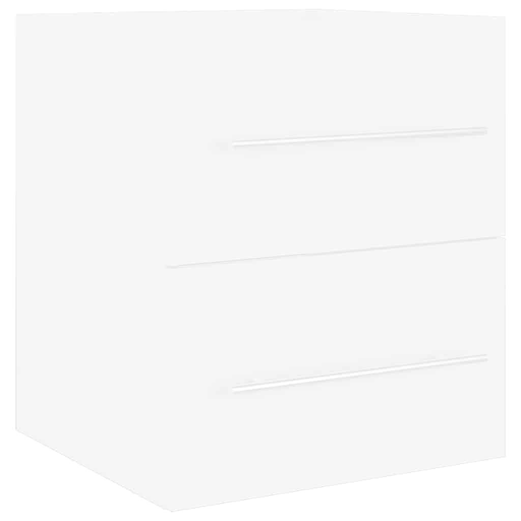 Waschbecken/waschmuschel/waschtischunterschrank Weiß 41x38,5x48 Cm Holzwerkstoff