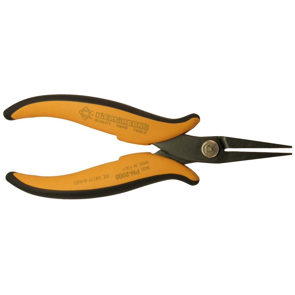 Spitz-sicherungsringzange, 160 Mm, Gezahnte Backen