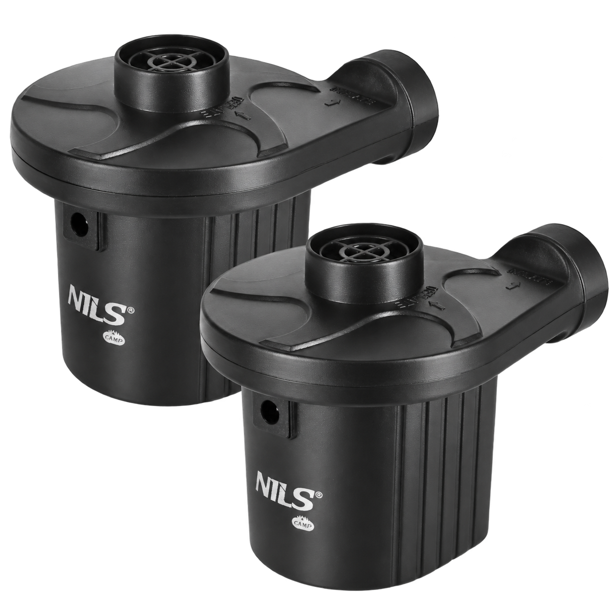 Elektrische Luftpumpe 230v-12v Mit Adaptern, 2er-pack