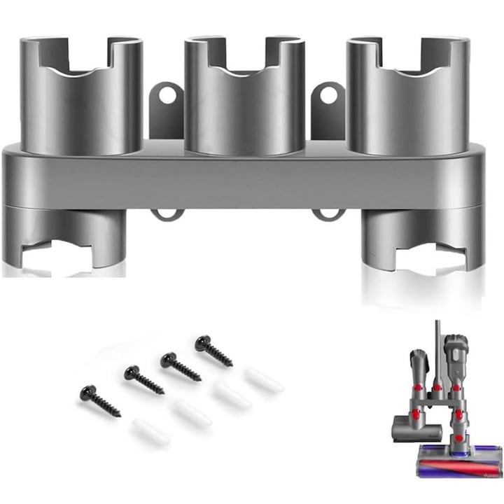 Wandhalterung Für Dyson Staubsaugerzubehör, Ajieqaq, Strapazierfähiges Material, Grau, 1 Stück
