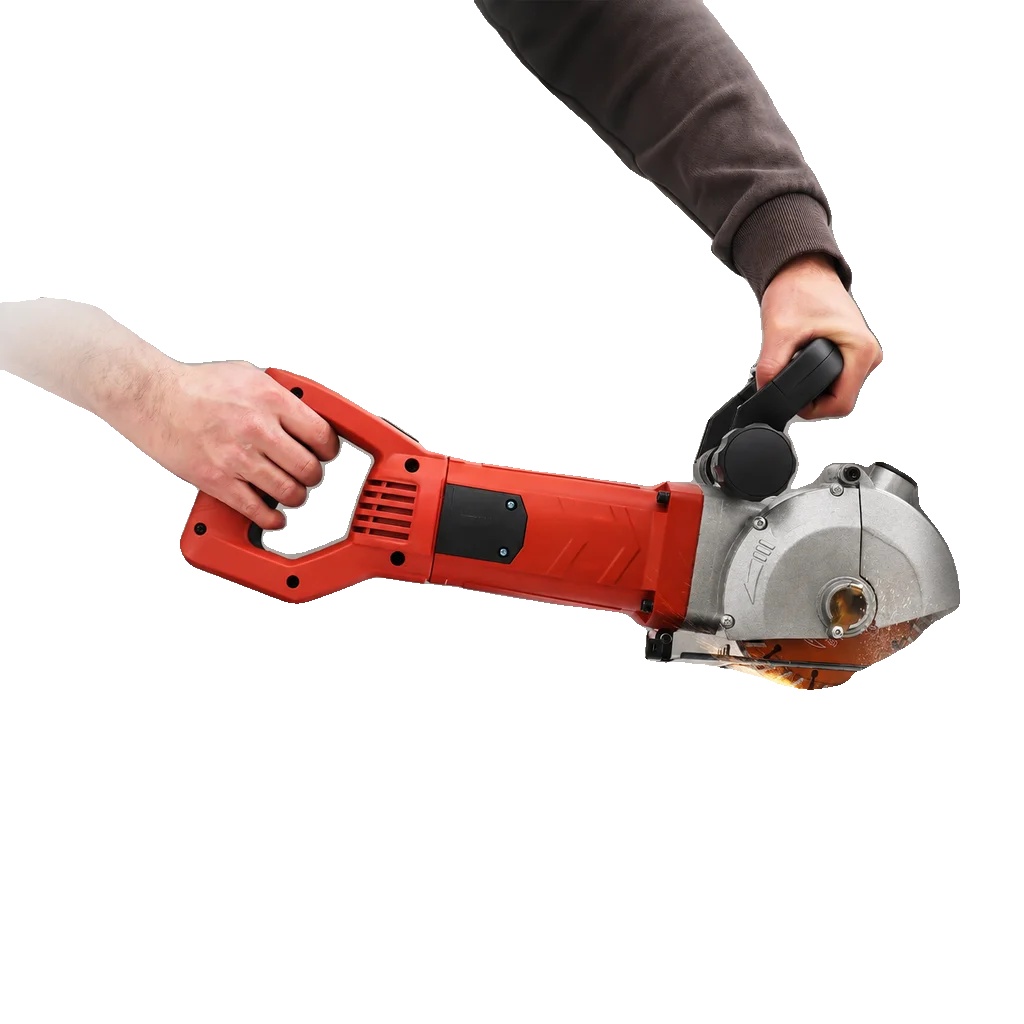 Wandnutfräsmaschine, 4800 W Leistung, 6200 U/min Drehzahl, 5 Klingen, Einstellbare Tiefe Und Breite, Laserführung