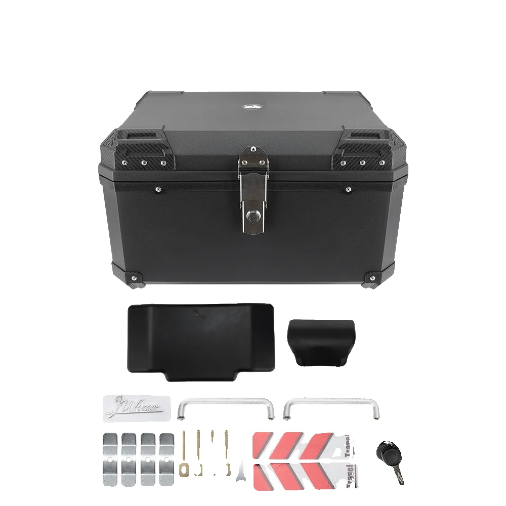Universelle Aufbewahrungsbox, 68 Liter Fassungsvermögen, Wasserdicht, Schwarz