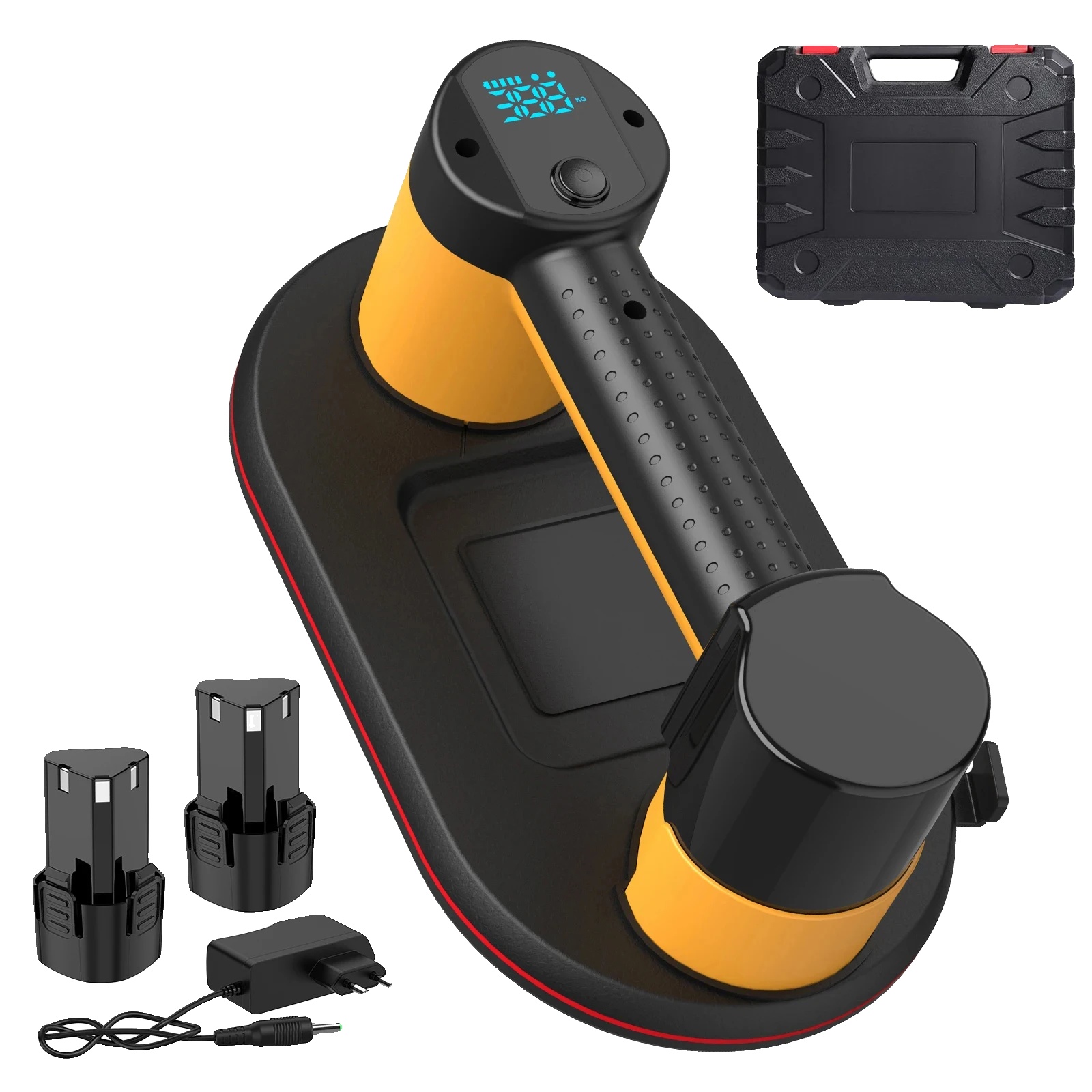 Saugheber, Intelligentes Display, Robustes Design, 1 Stück, 2 Batterien