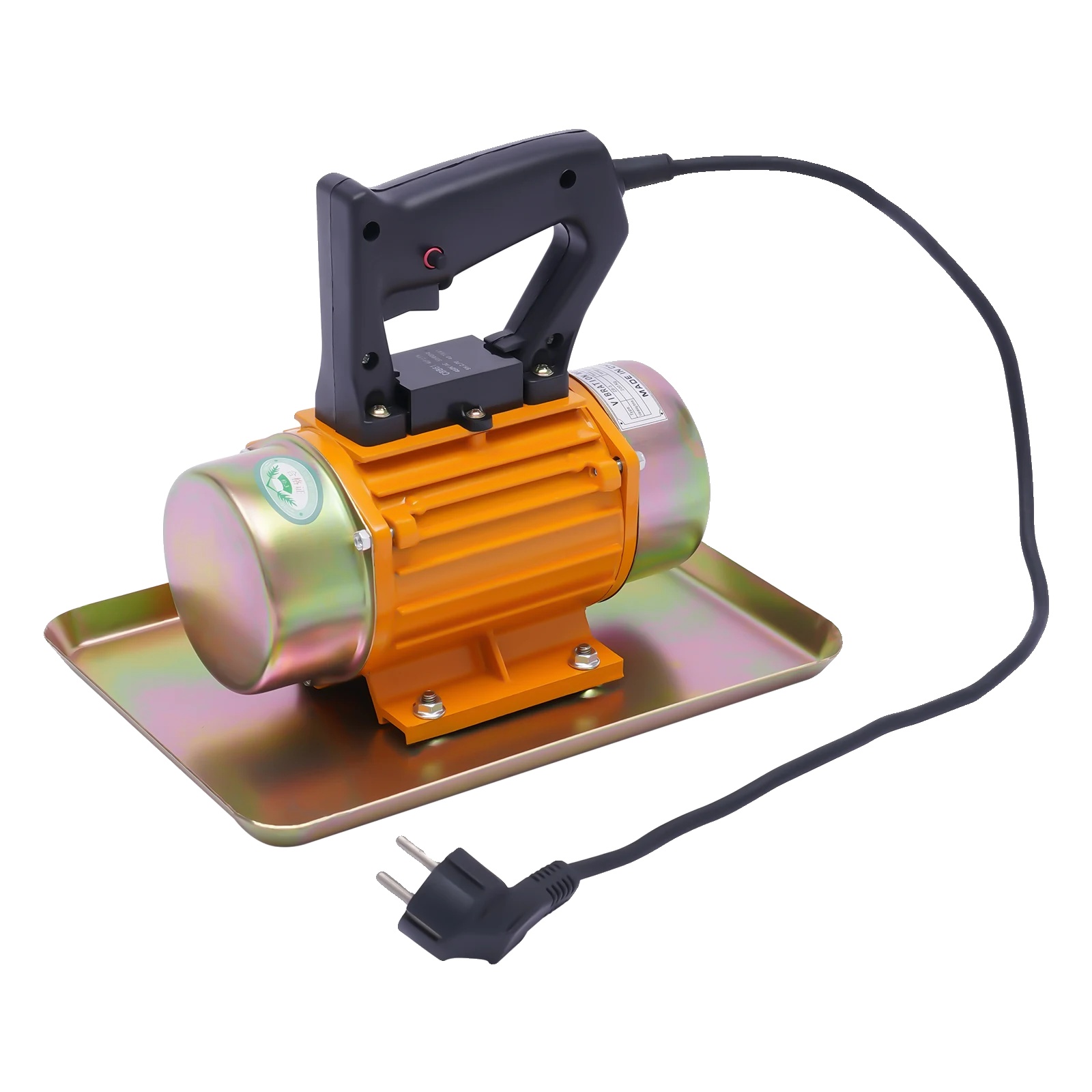 Tragbarer Elektrischer Betonrüttler, 200 Kg Vibrationskraft, Gold, 100–240 V Eu-stecker