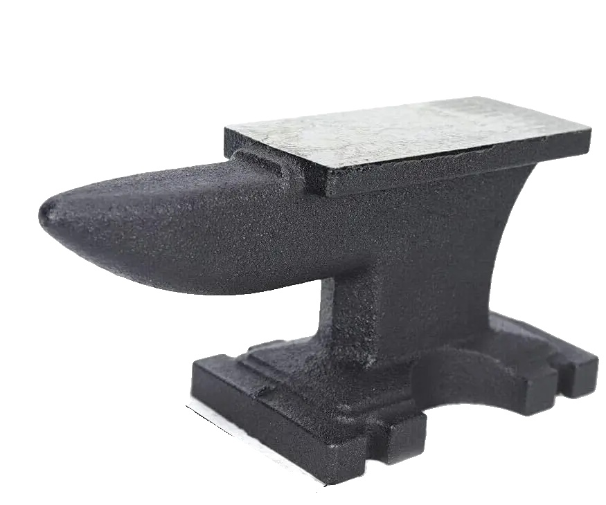 Tischamboss, Robustes Gusseisen, Präzisionspolierte Oberfläche, Schwarz