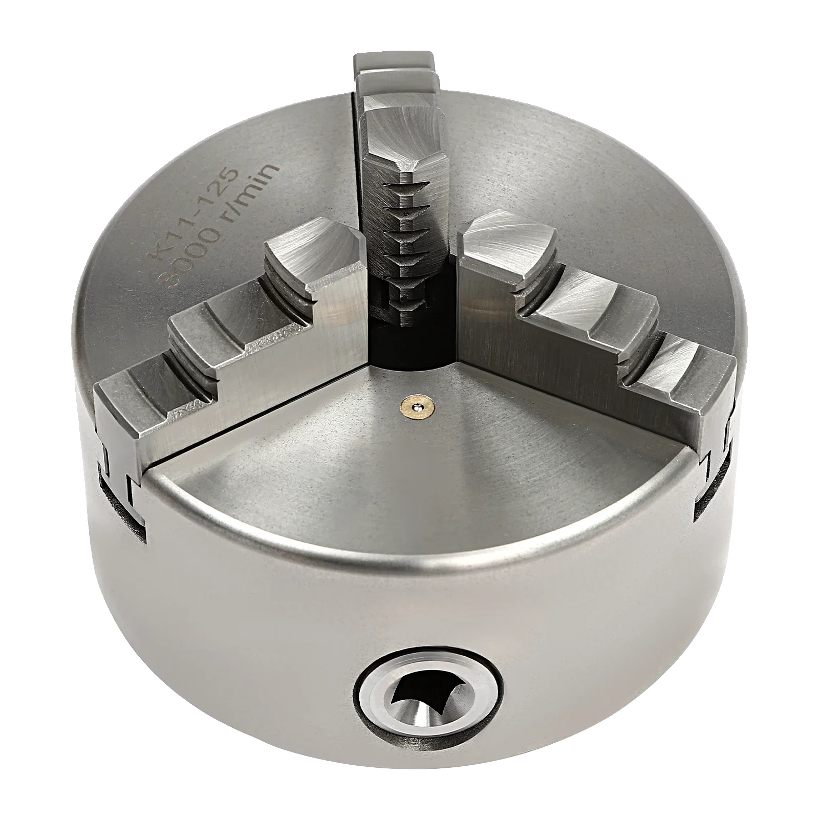 Drehfutter, 3 Backen, Robuste Ausführung, Silber