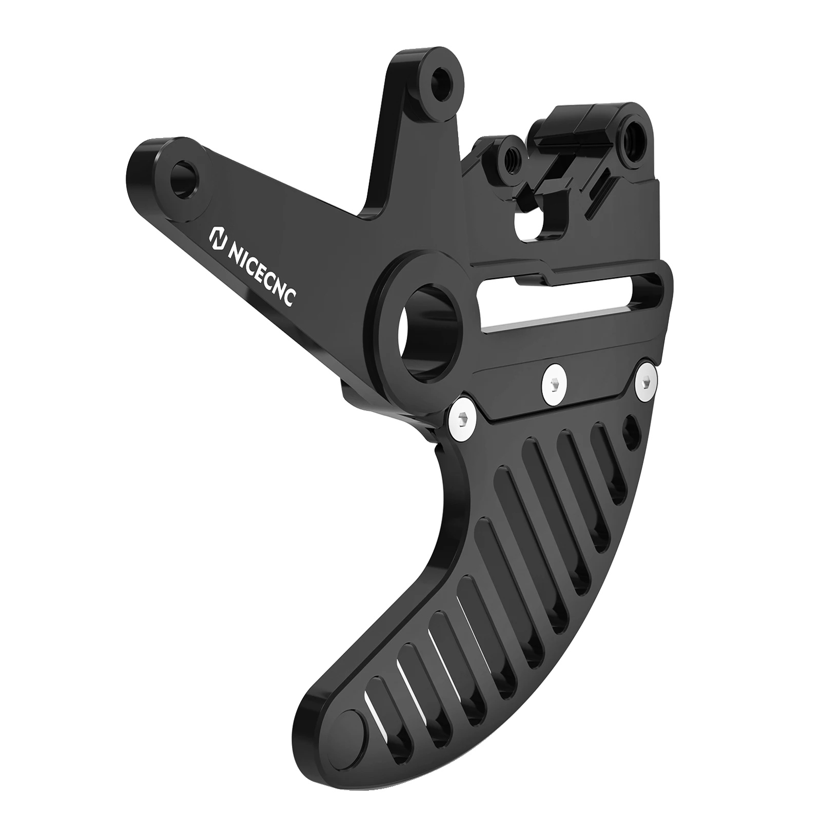 Bremsscheibenschutz, Doppelbremssattelhalterung, Verbesserte Leistung, Schwarz