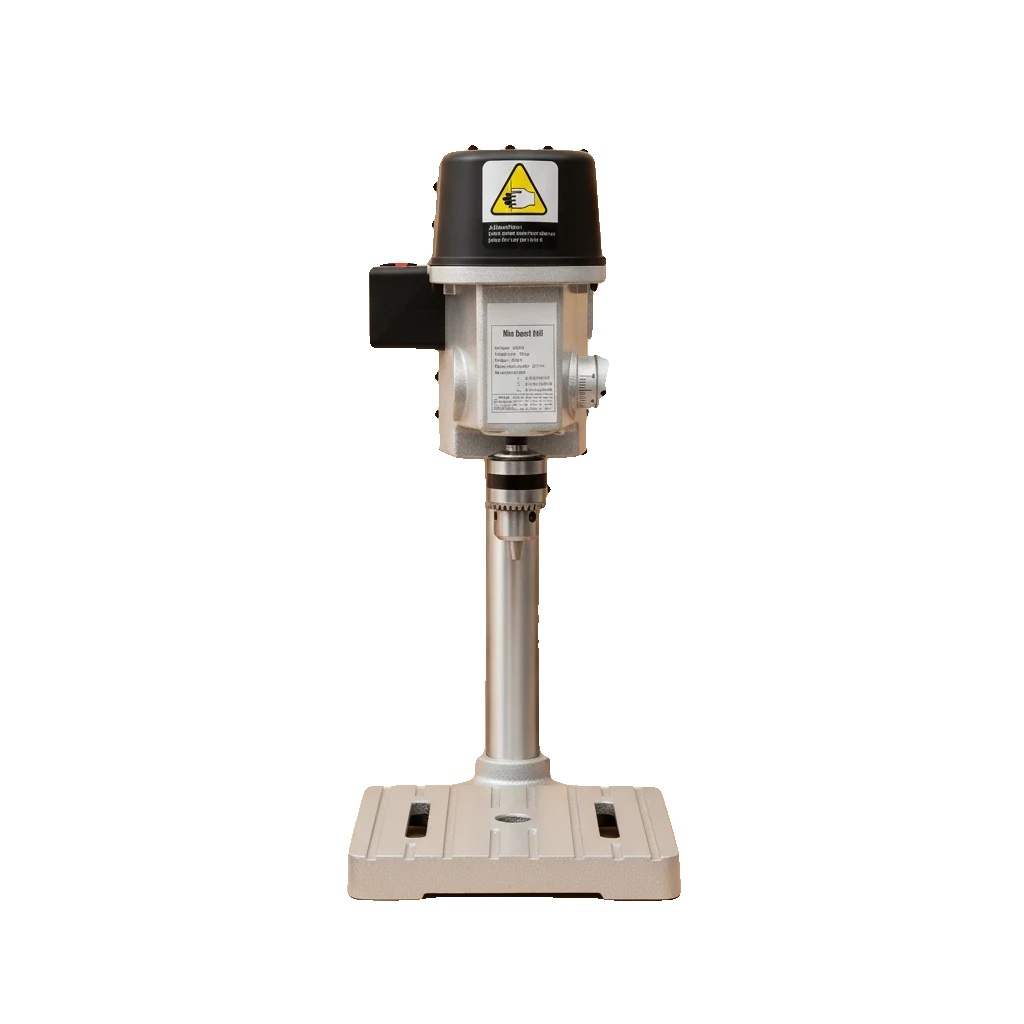 Mini-säulenbohrmaschine, Drehzahl Einstellbar, Tragbares Design, 220–240 V Eu-stecker