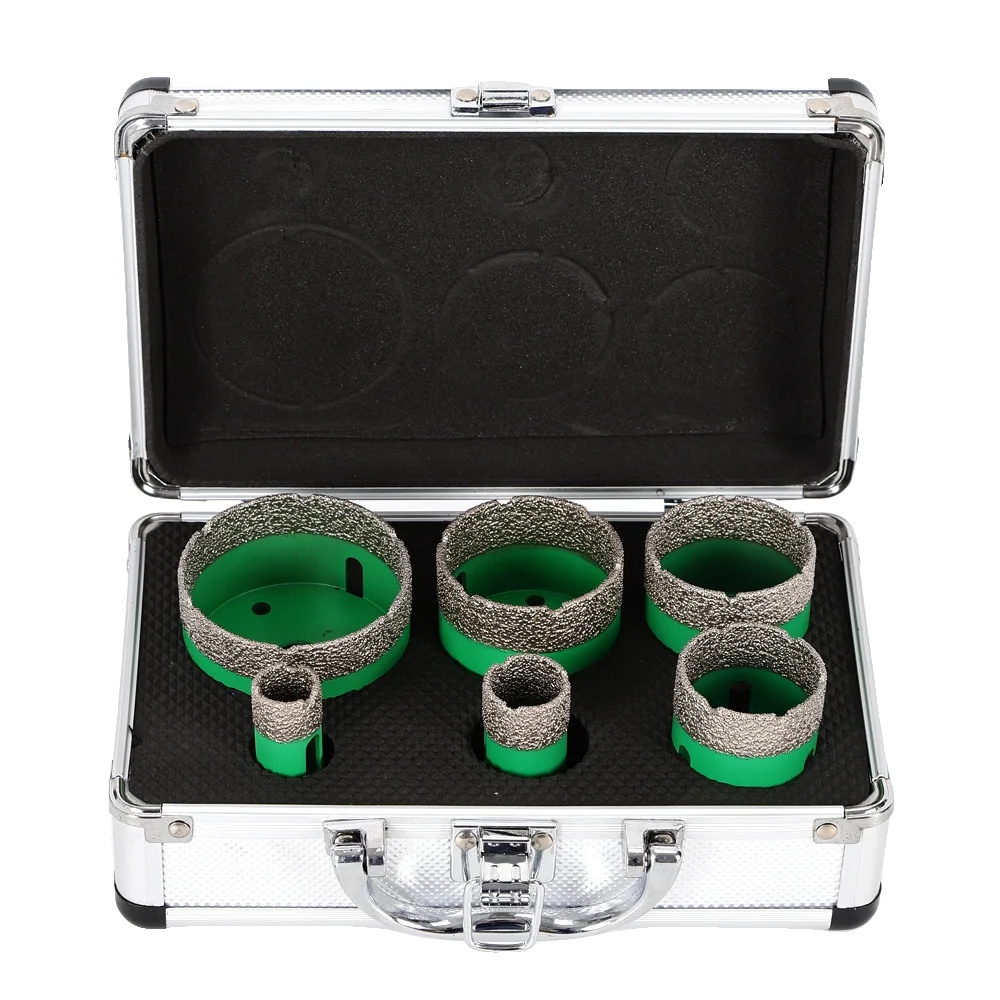 Diamantkernbohrer-set, M14-kompatibel, 6-teilig