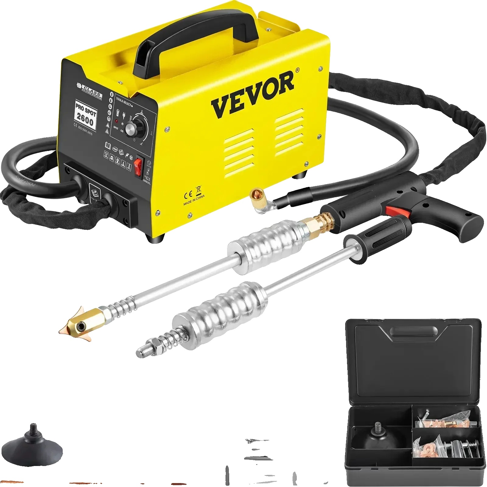 Ausbeulschweißgerät, 3500 A Ausgangsleistung, 5 Betriebsmodi, Gys2600, Eu-stecker 220–240 V