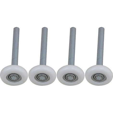 Satz Mit 4 Nylon-garagentorrollen Mit Versiegeltem Kugellager Und 115 Mm Bolzen