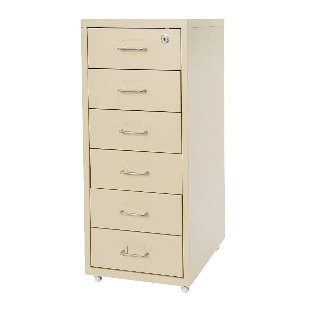 Aktenschrank, Abschließbar, Robuste Konstruktion, Beige
