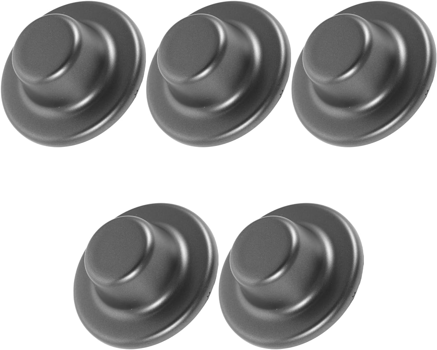 Los 5 Bouchons Muraux Gris 80 Mm Für Klimatisierung – Cache-trouble Mural Autocollant In Plastique Solide – Couvre-tuyau De Plomberie Décoratif