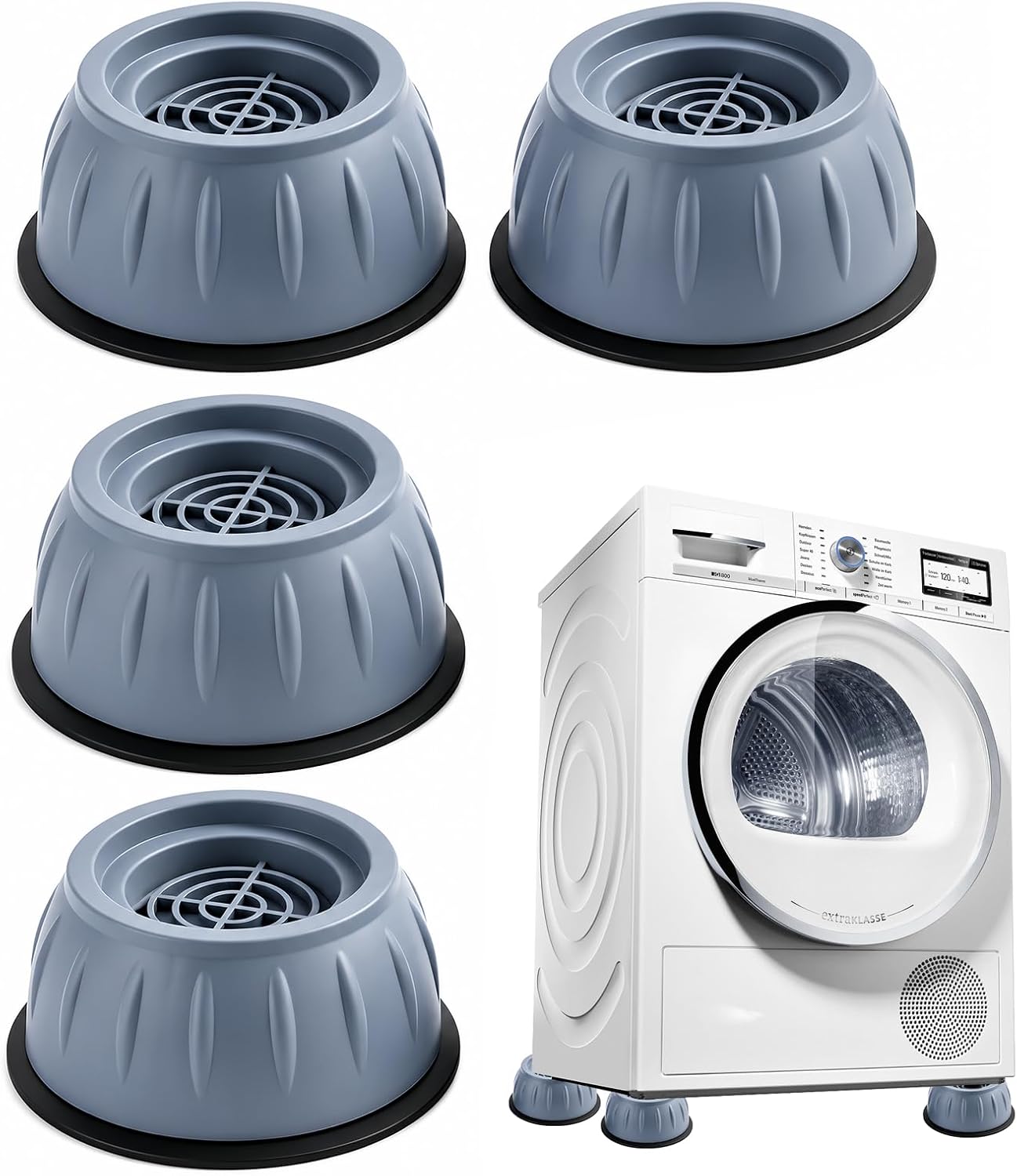 Viele 4 Anti-vibrations-tapis Für Maschine Und Spülbecken Mit Absorption Von Schokolade, Frischkäse, Spülbecken, Kühlschrank, Möbeln Und Häppchen
