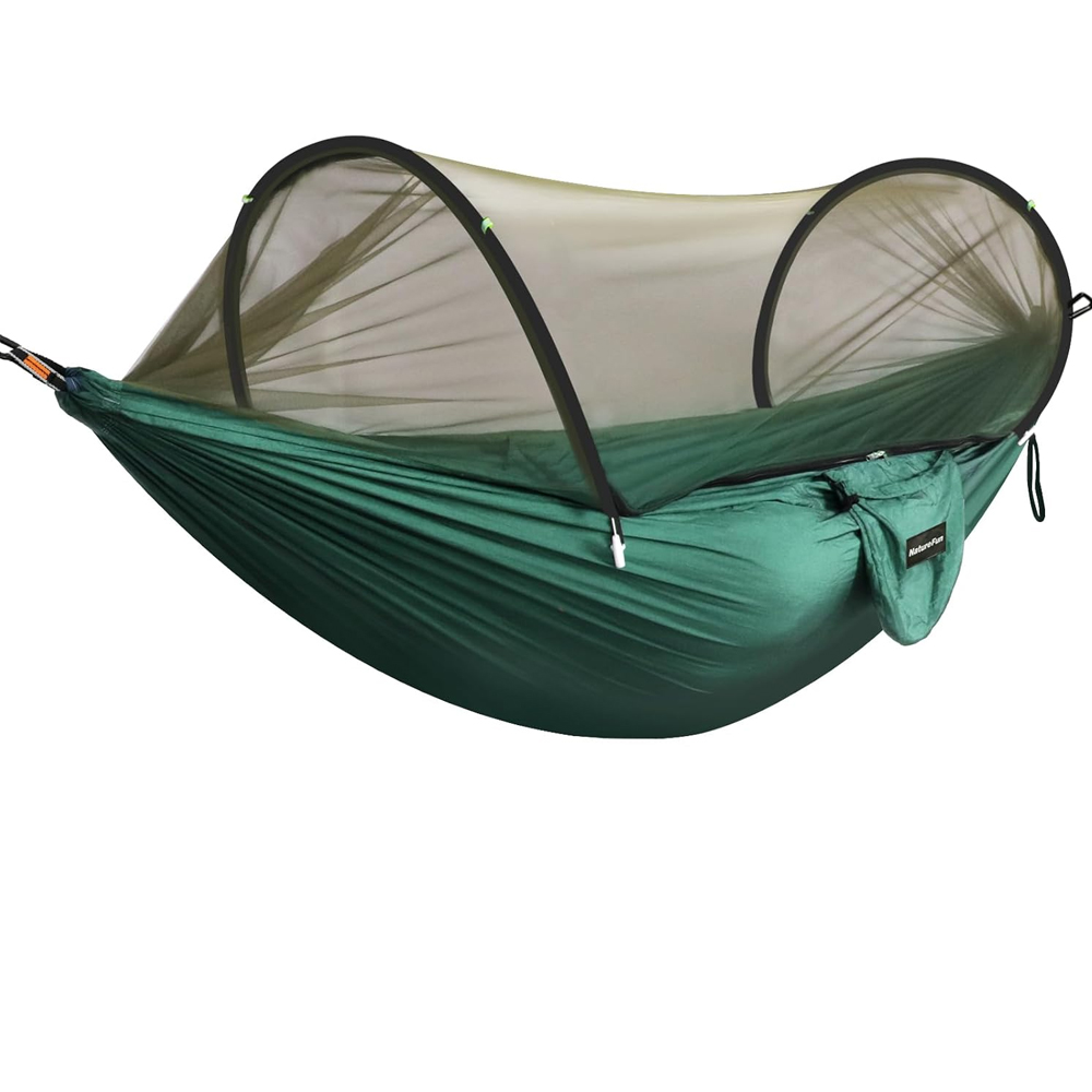 Hamacing Ultra-highlights Hamacing-feilen Und Anti-moustiques Kapazität Und Ladung Von 250 Kg, Nylon- Und Fallschirm-atemschutzgerät Und Schnellverschluss