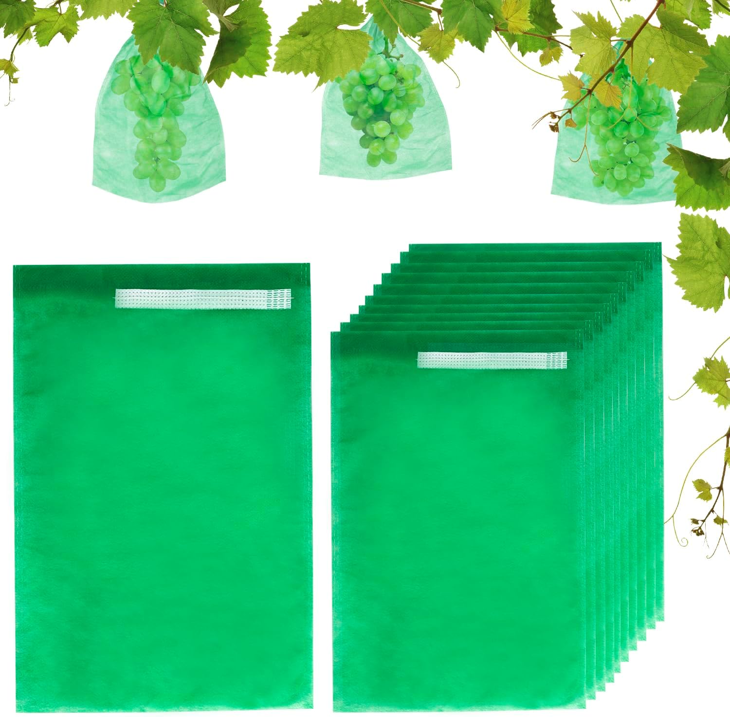 (100 Stück Sac Protection Fruits, 20 X 30 Cm, Für Früchte Und Hülsenfrüchte, Sacs De Protection Fruits Für Potéger Les Grappes De Raisin Insectes Et Oiseaux