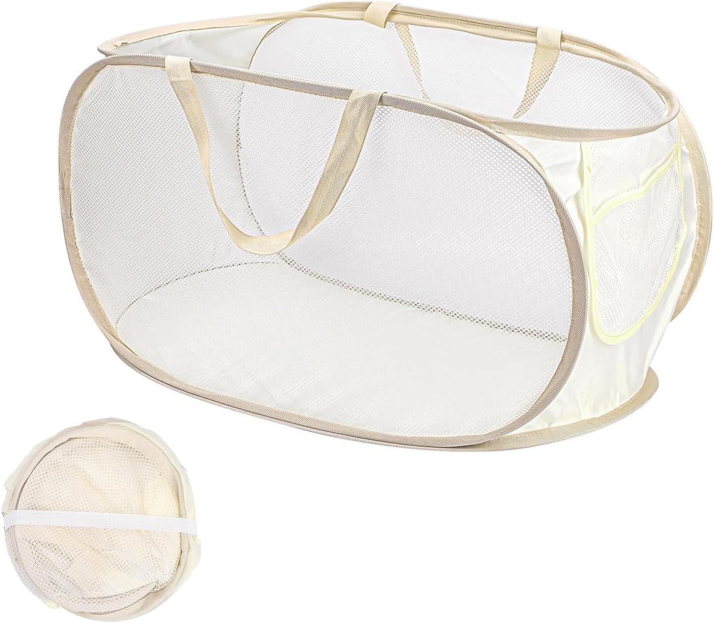 Panier À Linge Pliable Pop Up Corbeille À Linge In Maille Betttaschen Aus Flexiblem Und Tragbarem Material Für Das Schlafzimmer Auf Dem Sofa