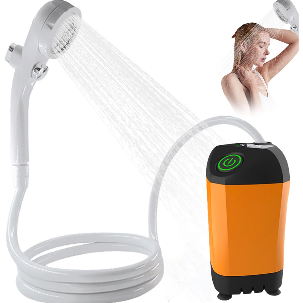 Kit Douche De Camping, Camping Wiederaufladbar Mit Pompe De Douche Électrique Wiederaufladbare Douche Camping Pour Extérieure Camping Voyage
