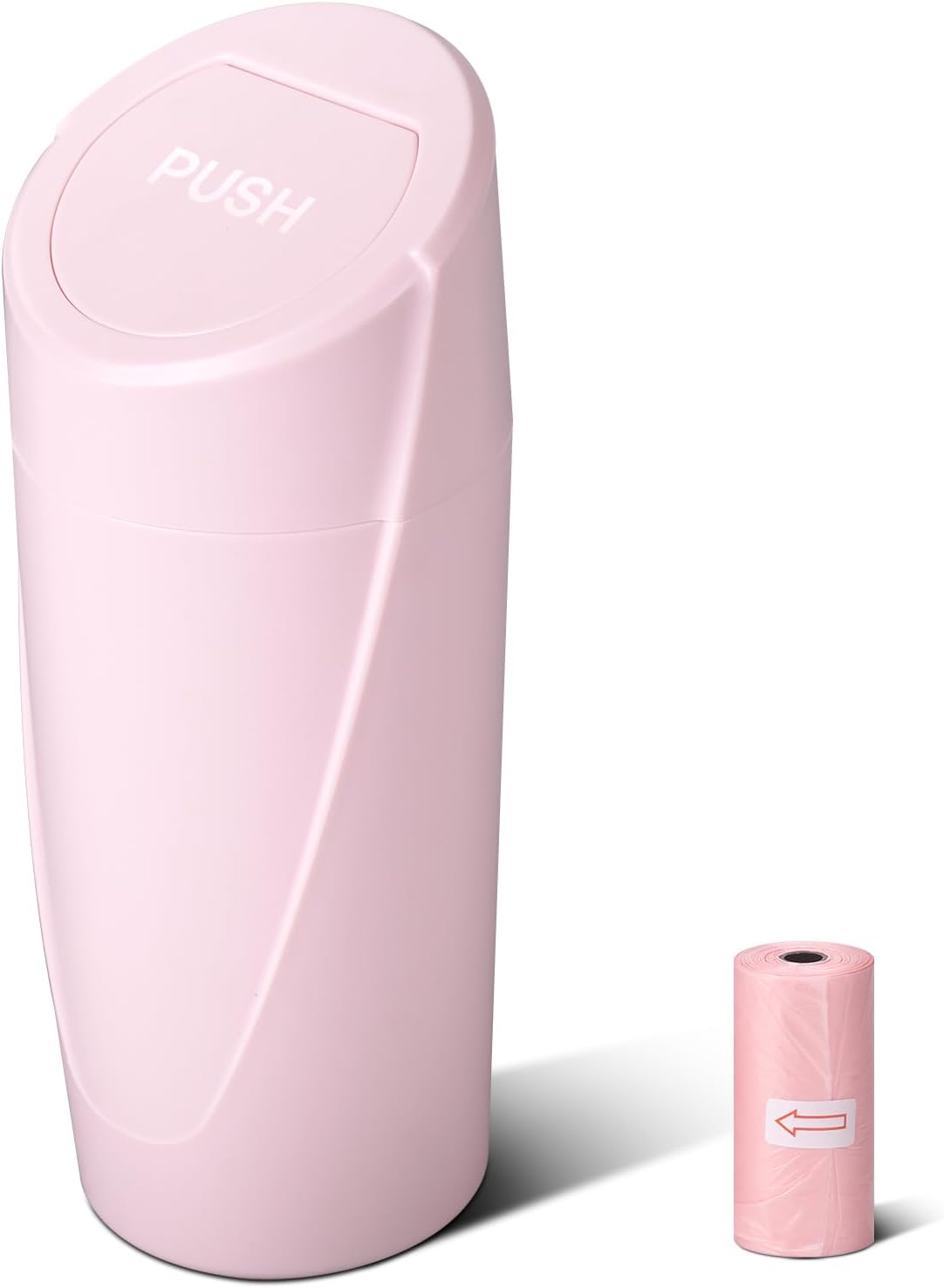 Poubelle De Voiture Avec Couvercle – Porte-gobelet – Mini Poubelle Rose Étanche – Organisatoren Von Automobilen Und Sortimenten Für Belagerungszubehör