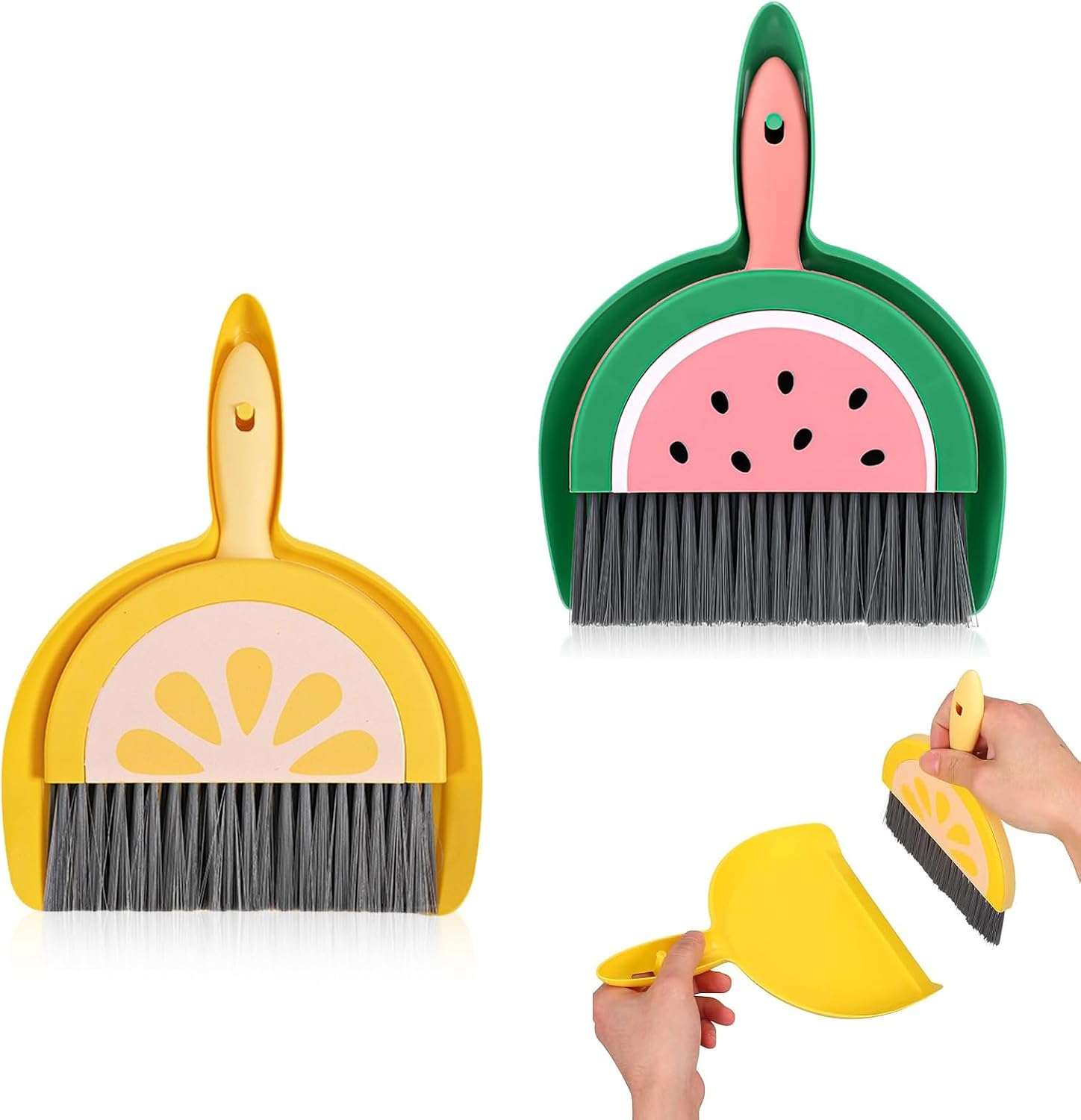 (2 Stücke) Ensemble Mini Pelle À Poussière Et Balayette Petit Balai Et Pelle Pour Enfants Adults Ensemble De Brosses À Poussière Idéale Pour Cuisine