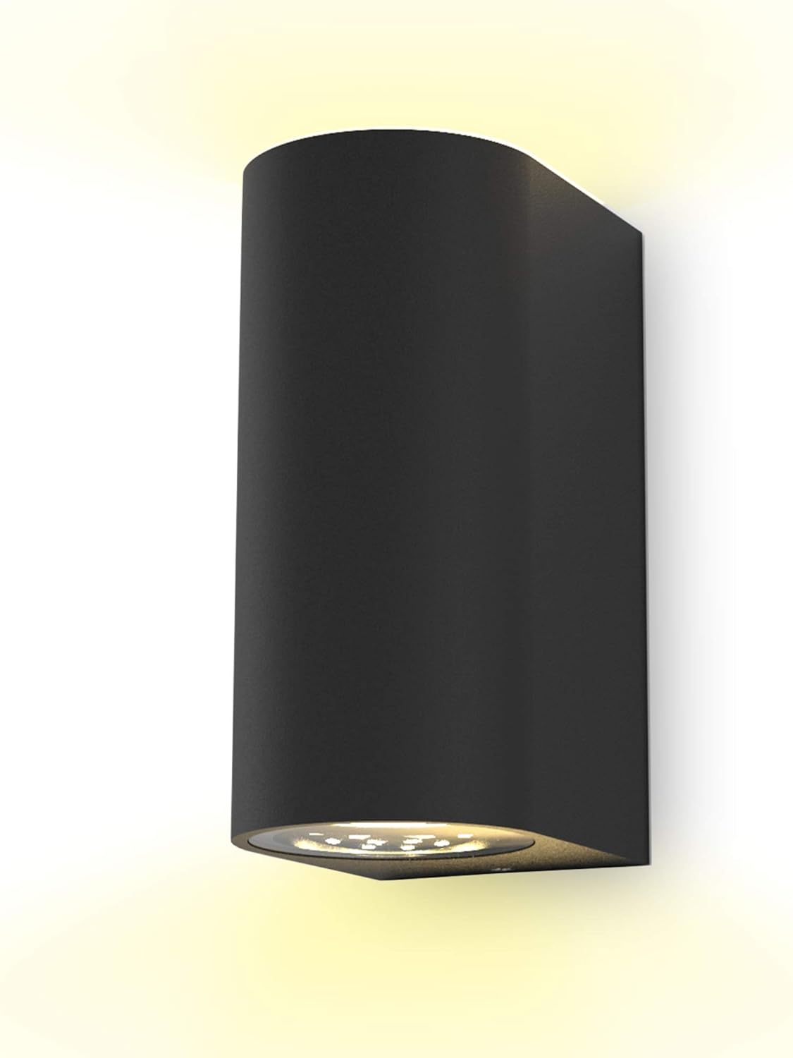 Led-wandleuchte Für Den Außenbereich, Innenbereich, Modernes Schwarz, Beleuchtung Des Gartens, Der Terrasse, Der Garage, Ip65, 24 W