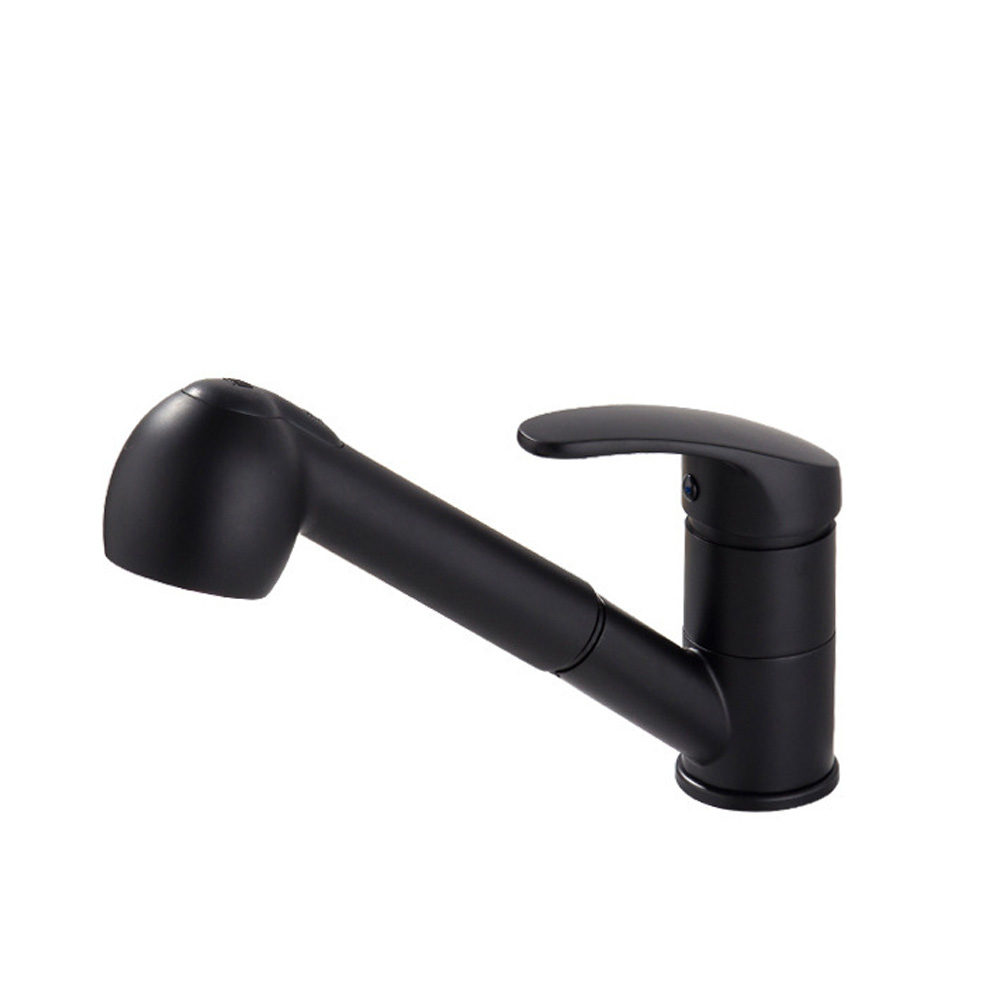 Robinet De Cuisine Noir Mit Dusche, 2 Pulverisierungsmodi Mitigeur Évier Pivot 360° Monotrou – Wasser/wasser, Abnehmbare Belüftung