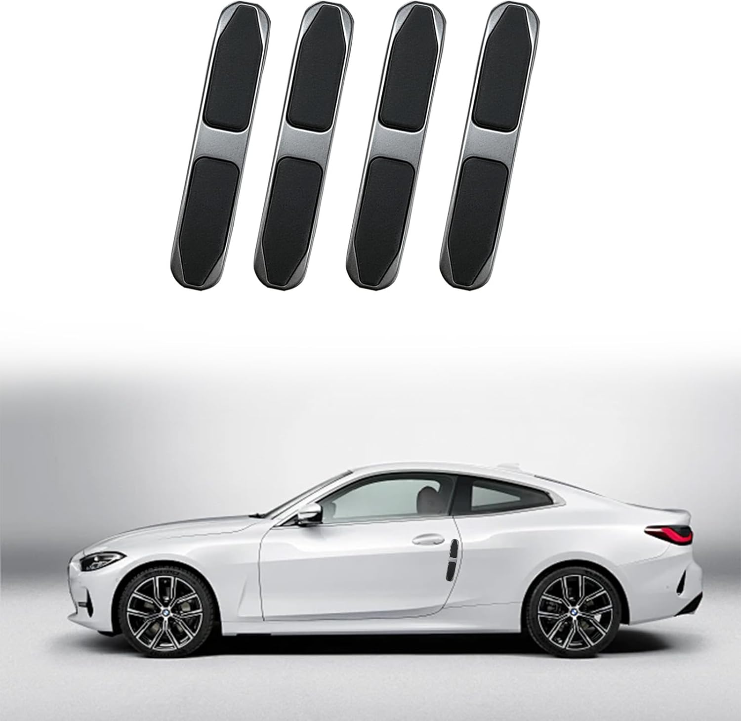(4 Stück Schutz Für Auto-portières, Schutzbänder Für Auto-scheiben Aus Pvc-metall-anti
