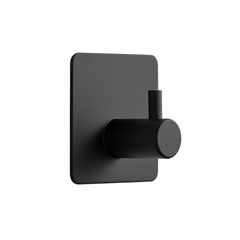 (6 Stück Häkelklebewandbild Noir – Porte Serviette Salle De Bain Imperméable, Portemanteau Autocollant Acier Inox, Accroche Pour Torchon De Cuisine