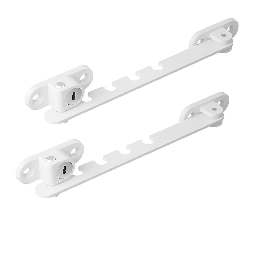 (2 Stück Fensterheber, 18 Cm Edelstahl-fensterheber Mit Klemme, Sicherheits- Und Lüftungsblock, Fensteröffner
