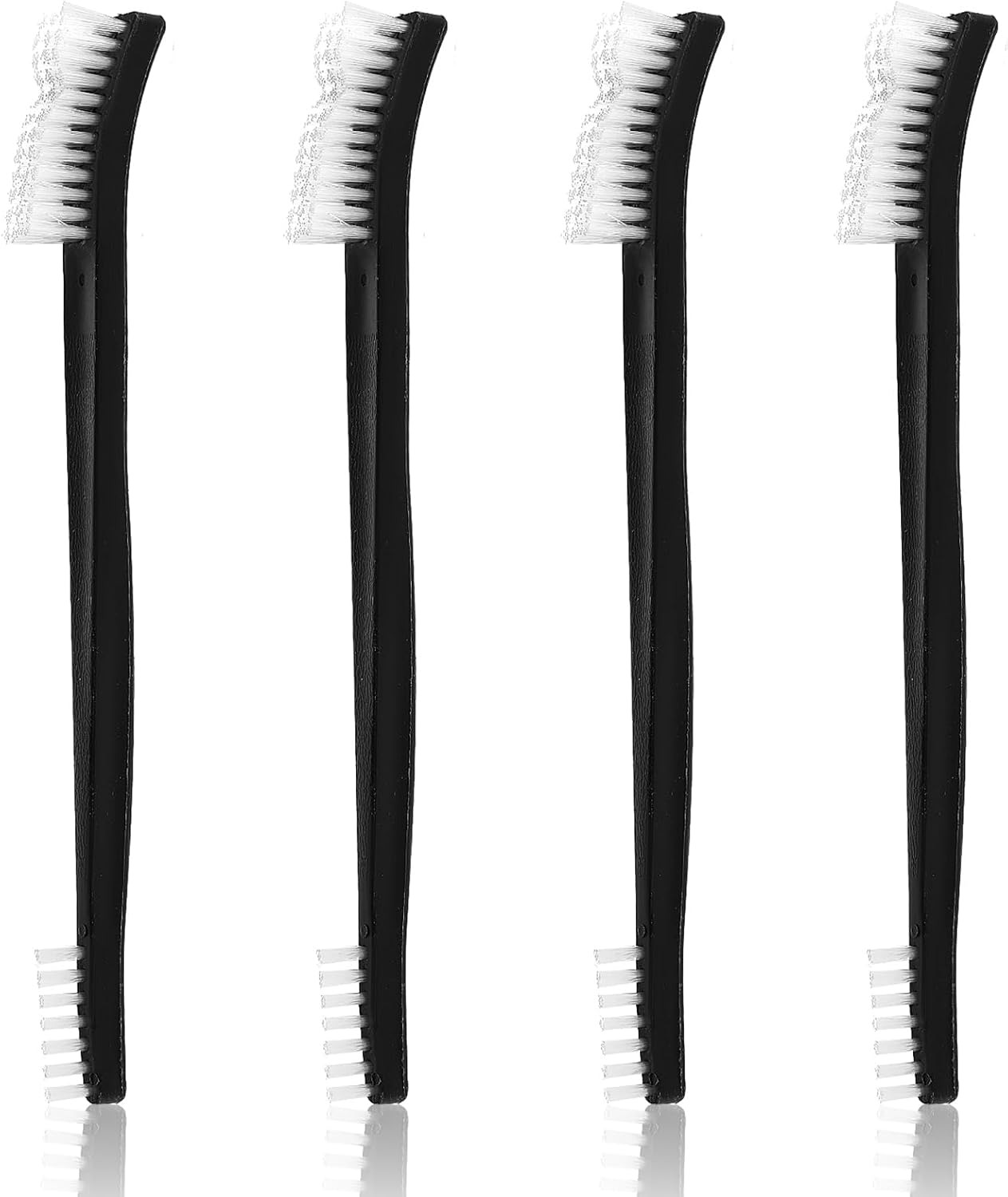 (4 Brosses) Netz-doubleface Aus Doppelseitigem Nylon – Starre Poils – Mini-brosse Aus Kunststoff, Vielseitig Einsetzbar – Petite Brosse Und Gelenke Im Detail