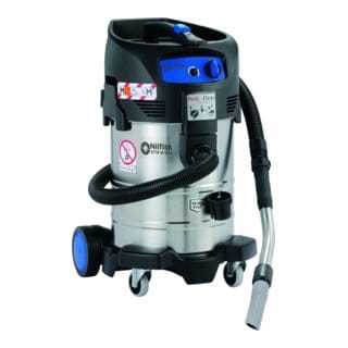 Nilfisk Sicherheitssauger Attix 40-0M PC Type 22, 1400 W, Edelstahl, 37 L