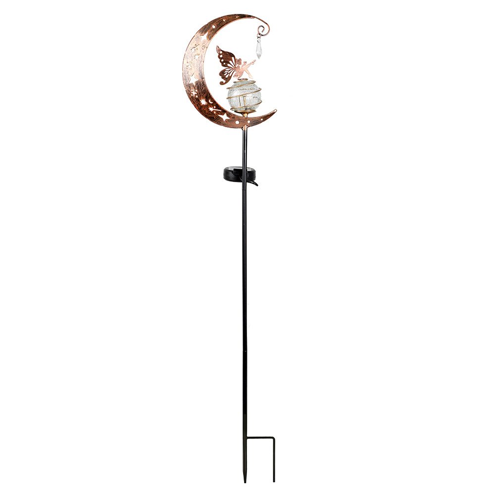 Kristalllicht, Blühendes Mondsolaire, Gärungsgarten. Belle Lumière Au Kristallklares Licht, Zarte, Undurchdringliche Led-lichterkette.