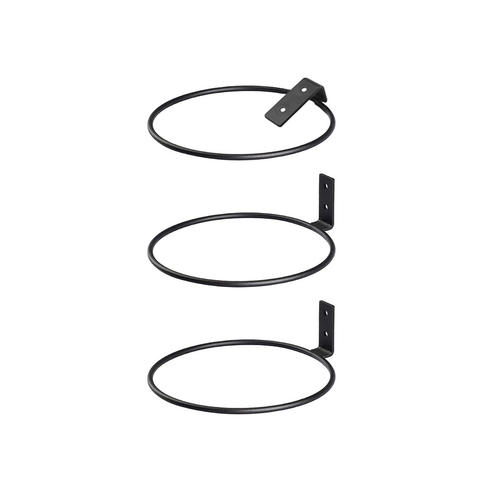Los 3 Annex De Support Mural Pliables Pot Fleurs – Support Suspension Pot Fleurs Extérieur Et Intérieur (20,3 Cm)
