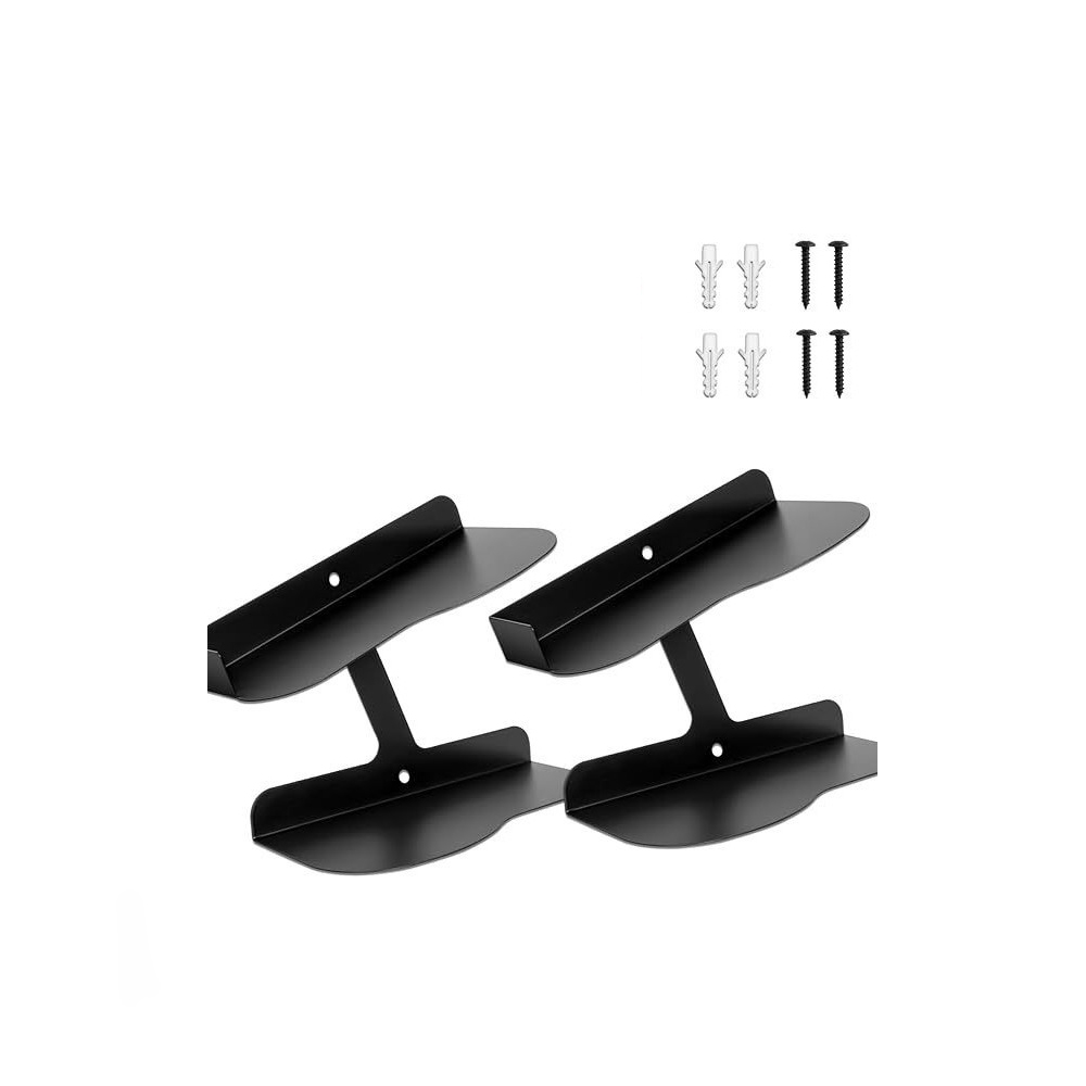 Stützwandgemälde Für Schuhe, Etagere Für Schuhe, Geschenkwand Für Schuhe, Schwarz, 2 Stück